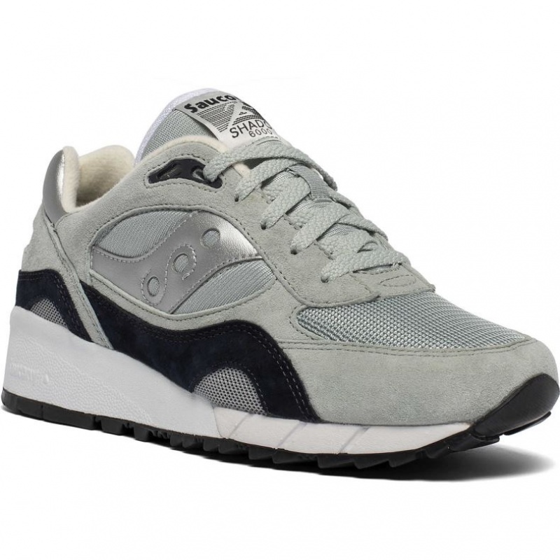 Grey / Silver Men's Saucony Shadow 6000 Trainer | AUSTRALIA-EAKBT