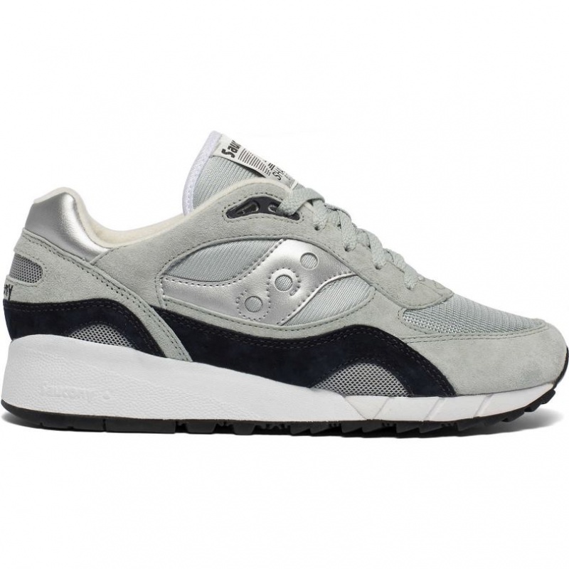 Grey / Silver Men\'s Saucony Shadow 6000 Trainer | AUSTRALIA-EAKBT