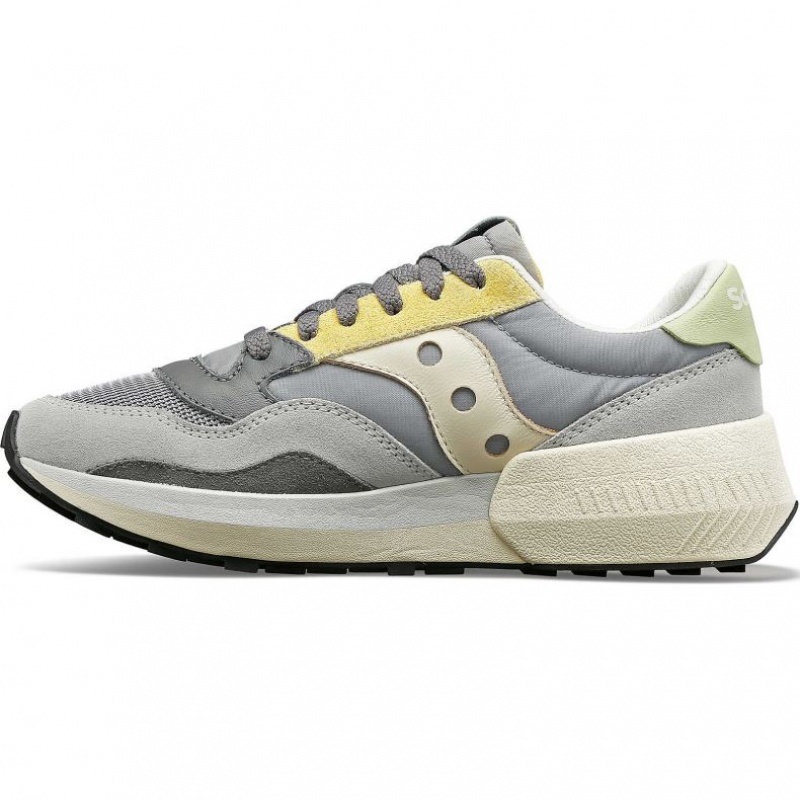 Grey / Yellow Women's Saucony Jazz NXT Trainer | AUS-HLDKE