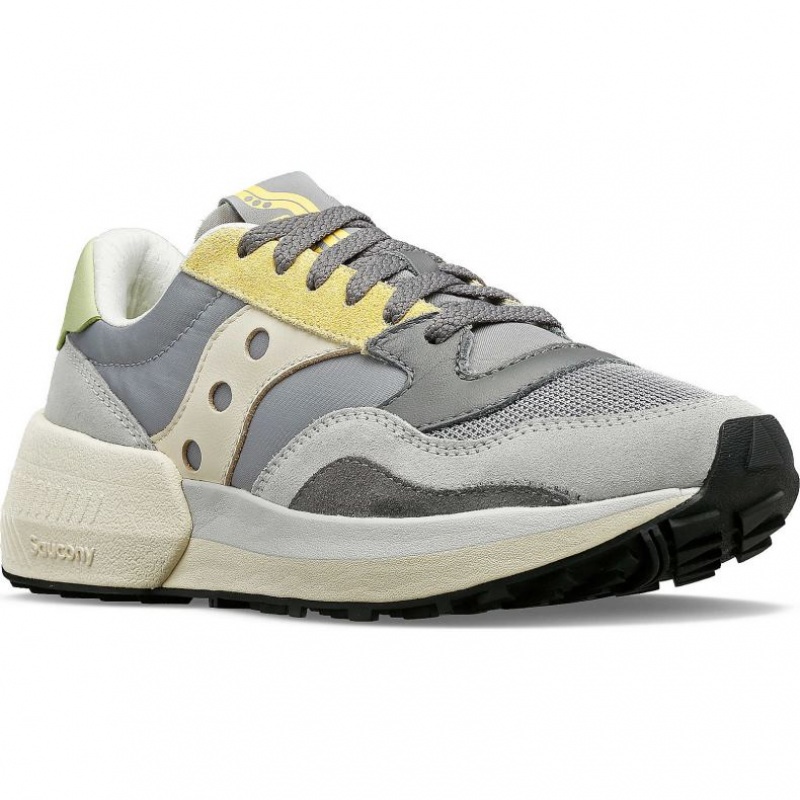 Grey / Yellow Women's Saucony Jazz NXT Trainer | AUS-HLDKE