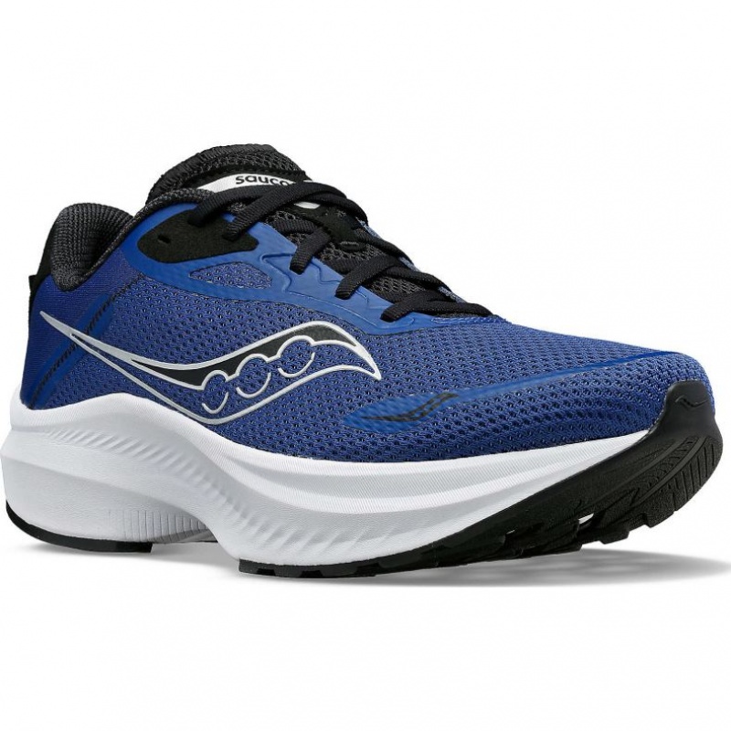 Indigo Men's Saucony Axon 3 Running Shoes | AUS-VMBZD