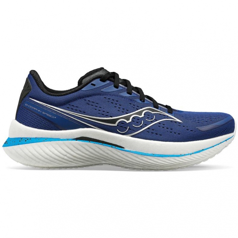 Indigo Men\'s Saucony Endorphin Speed 3 Running Shoes | AUS-QGSYE