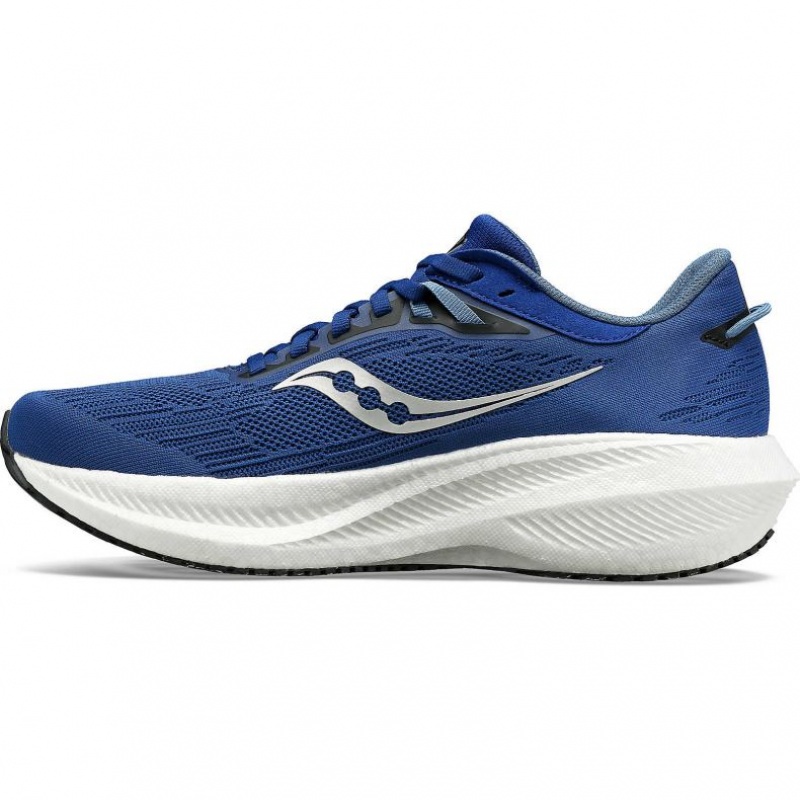 Indigo Men's Saucony Triumph 21 Running Shoes | AUS-MKGJL