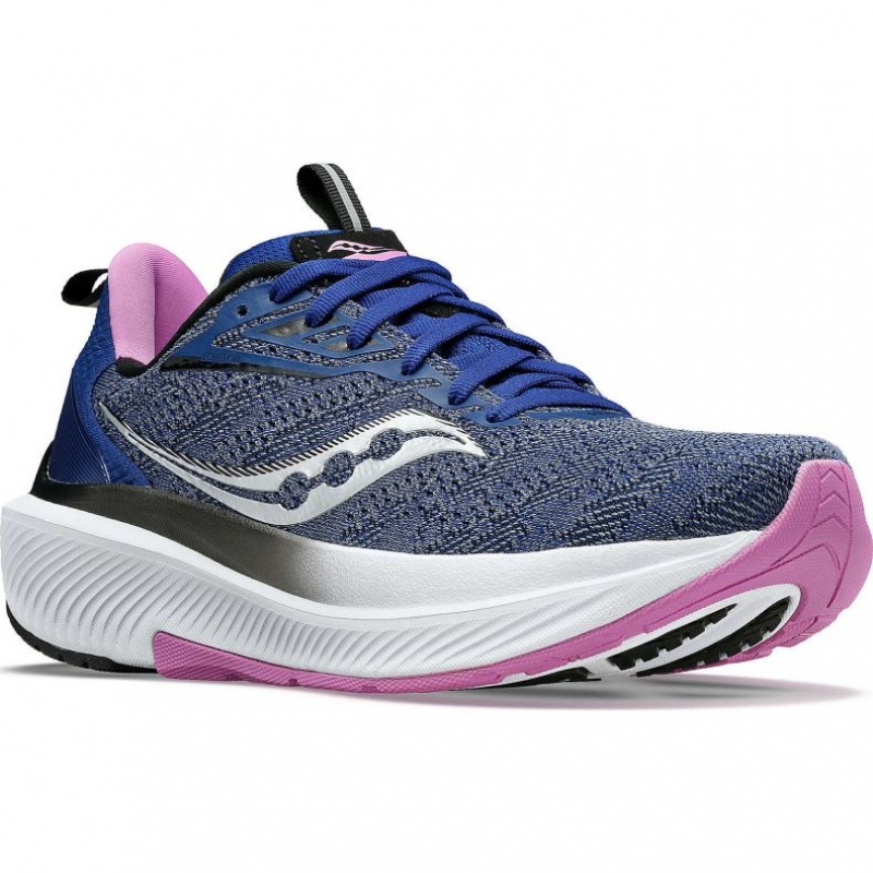 Indigo Women's Saucony Echelon 9 Running Shoes | AUS-HXAEL