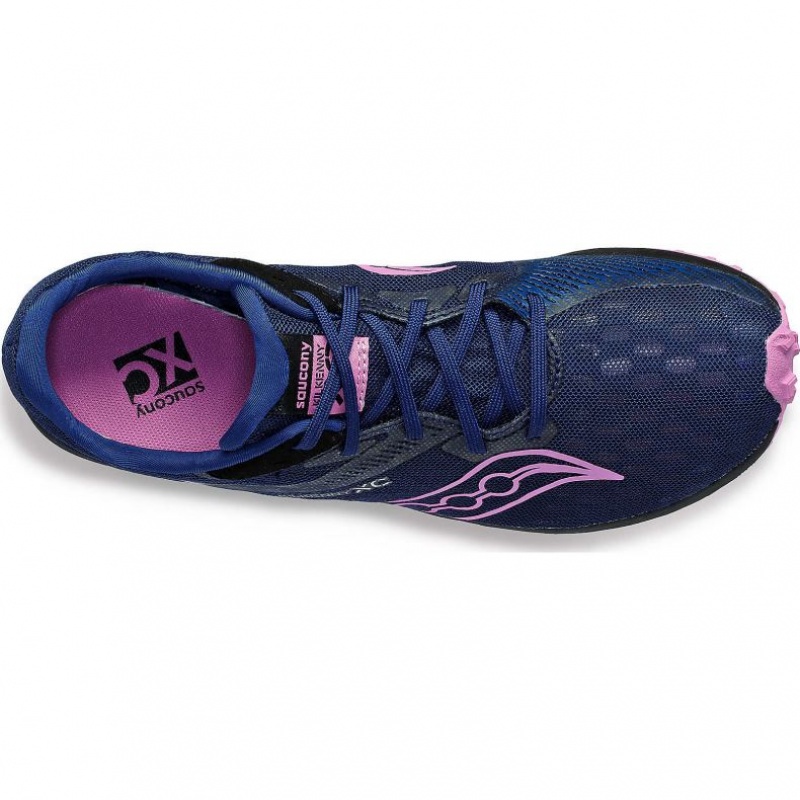 Indigo Women's Saucony Kilkenny XC9 Spikes | AUS-EPHDY