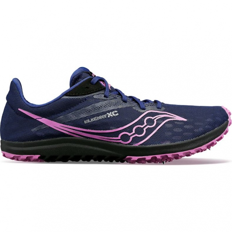 Indigo Women\'s Saucony Kilkenny XC9 Spikes | AUS-EPHDY