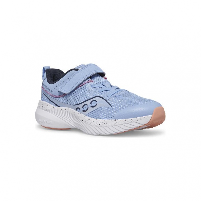 Light Blue Big Kids' Saucony Kinvara 14 A/C Sneaker | AUS-YBHRJ