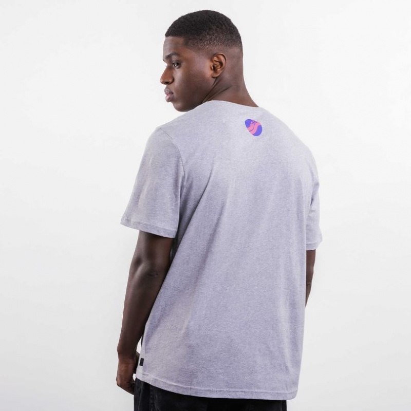 Light Grey Men's Saucony X Frank Cooke Rested T-Shirt | AUSTRALIA-GYRHD