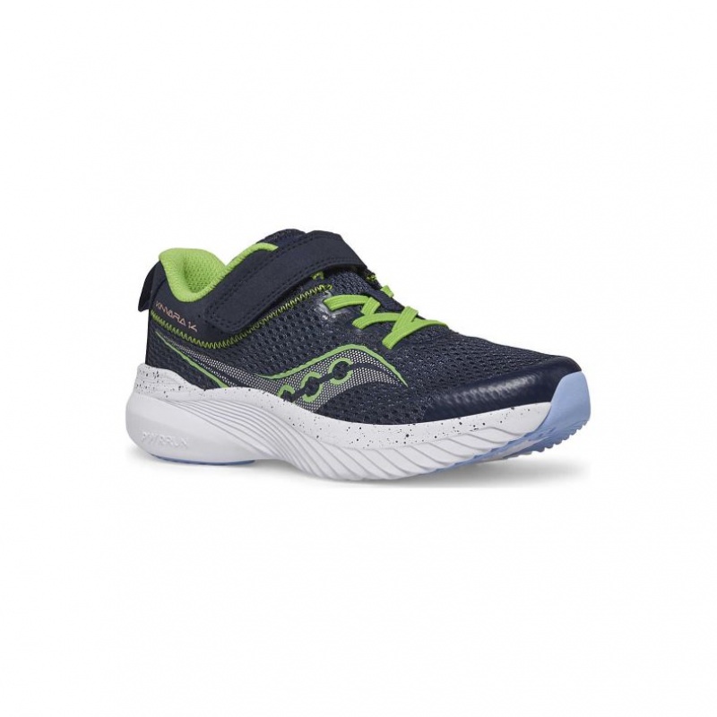 Navy Big Kids' Saucony Kinvara 14 A/C Sneaker | AUSTRALIA-UEHRV