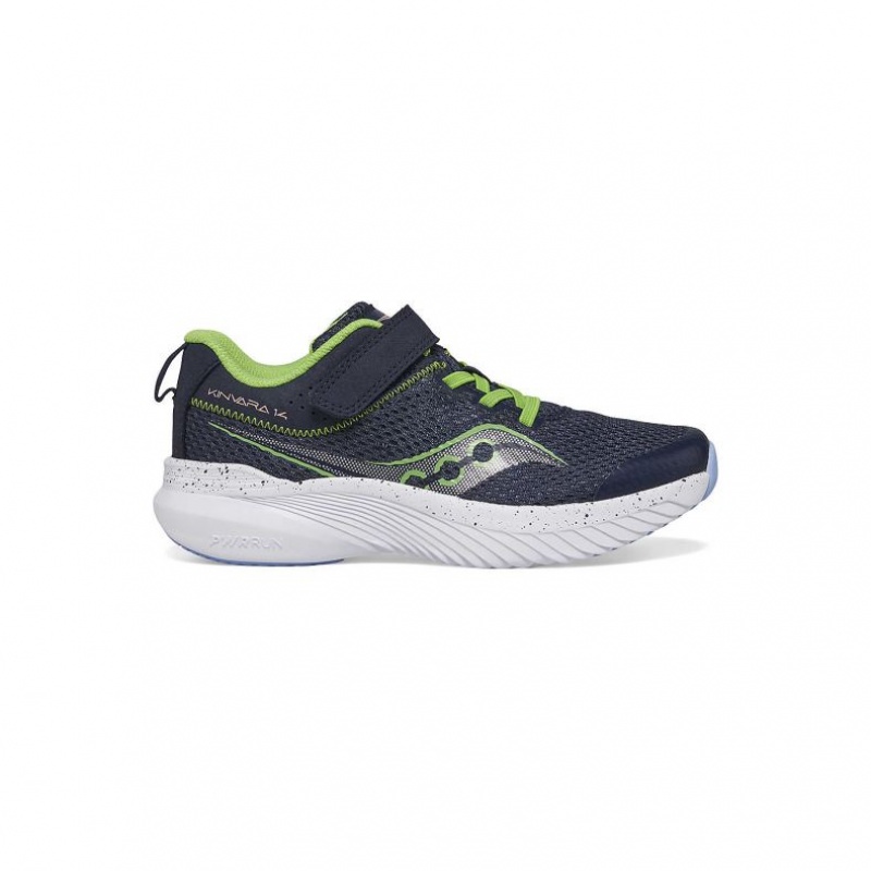 Navy Big Kids\' Saucony Kinvara 14 A/C Sneaker | AUSTRALIA-UEHRV