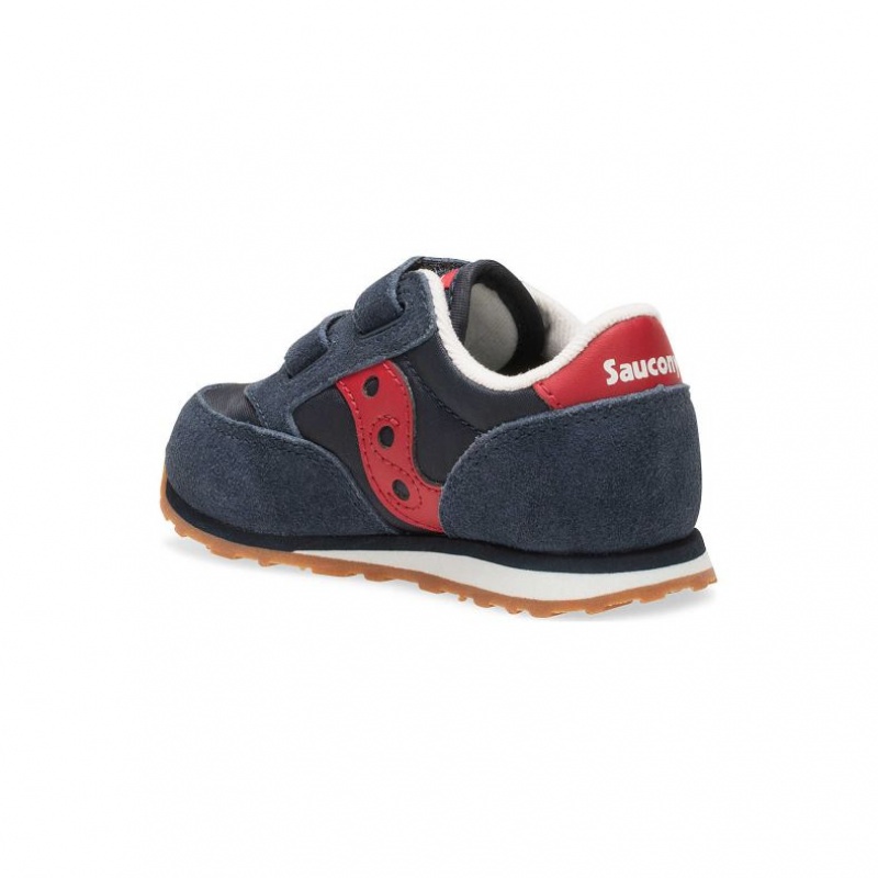 Navy Little Kids' Saucony Baby Jazz Hook & Loop Sneaker | AUSTRALIA-WGFRS