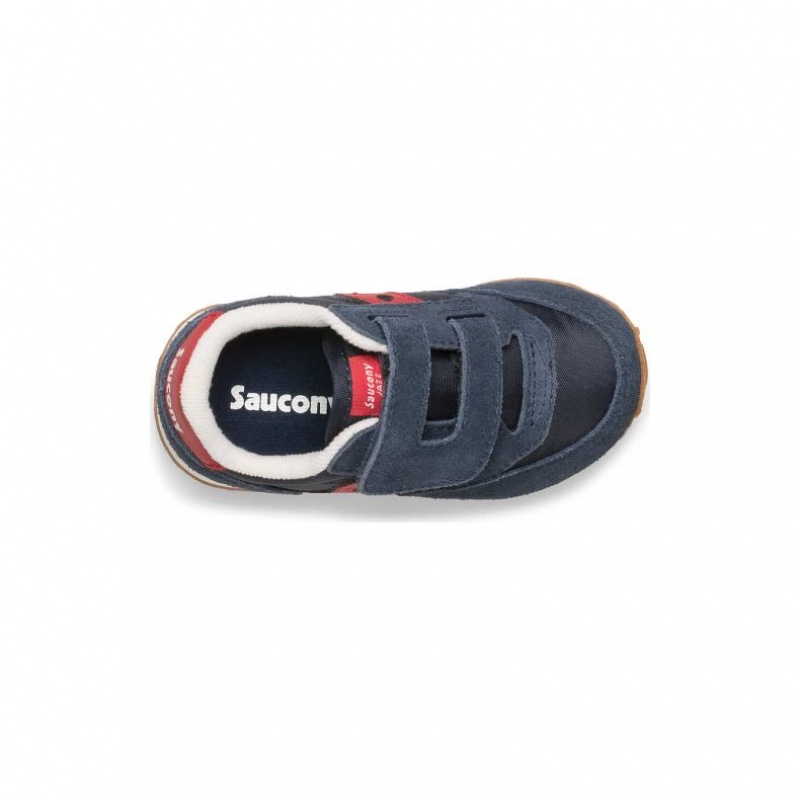 Navy Little Kids' Saucony Baby Jazz Hook & Loop Sneaker | AUSTRALIA-WGFRS