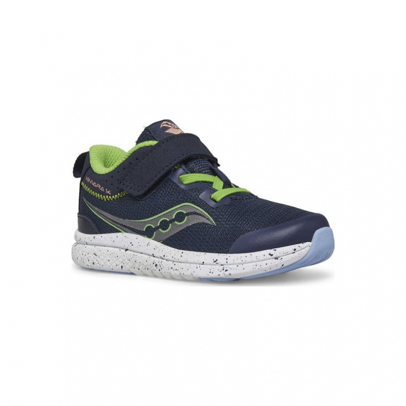 Navy Little Kids' Saucony Kinvara 14 A/C Jr. Sneaker | AUSTRALIA-SILWB