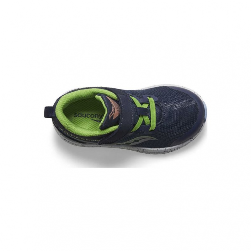 Navy Little Kids' Saucony Kinvara 14 A/C Jr. Sneaker | AUSTRALIA-SILWB