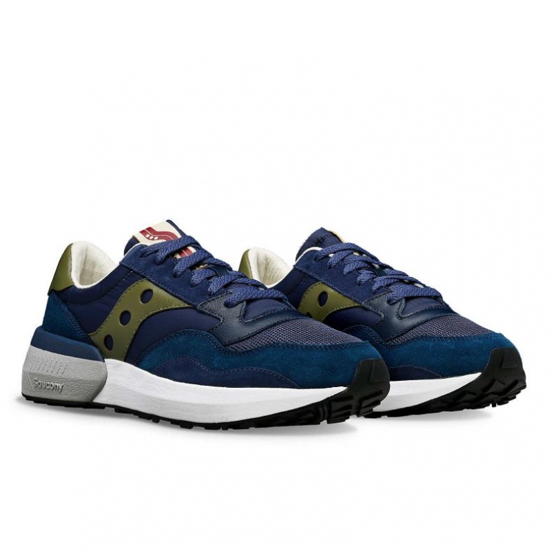 Navy Men's Saucony Jazz NXT Trainer | AUS-YVTOP