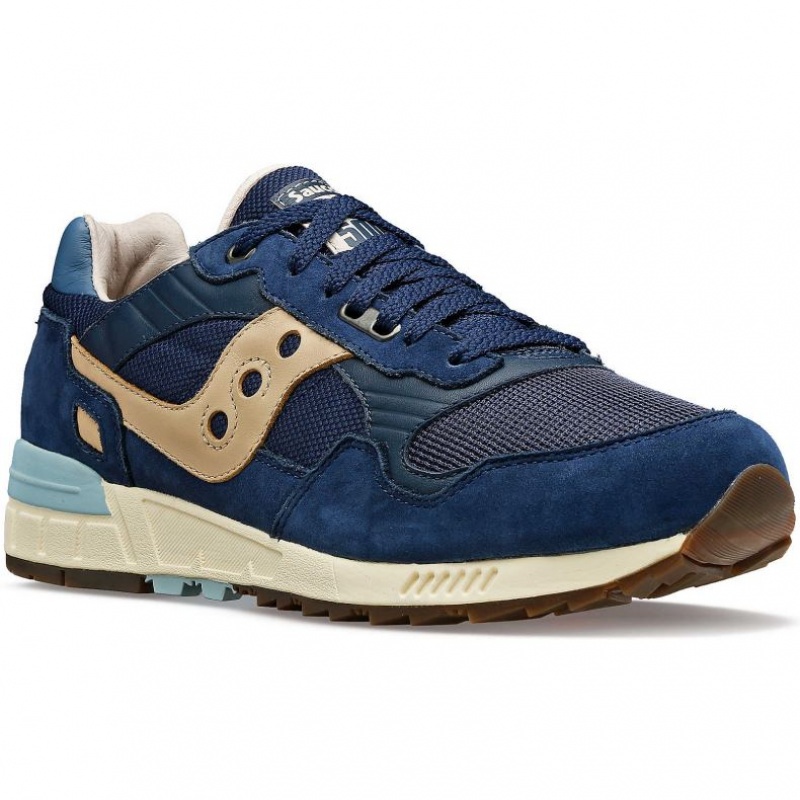 Navy Men's Saucony Shadow 5000 Premium Trainer | AUSTRALIA-EWMKS