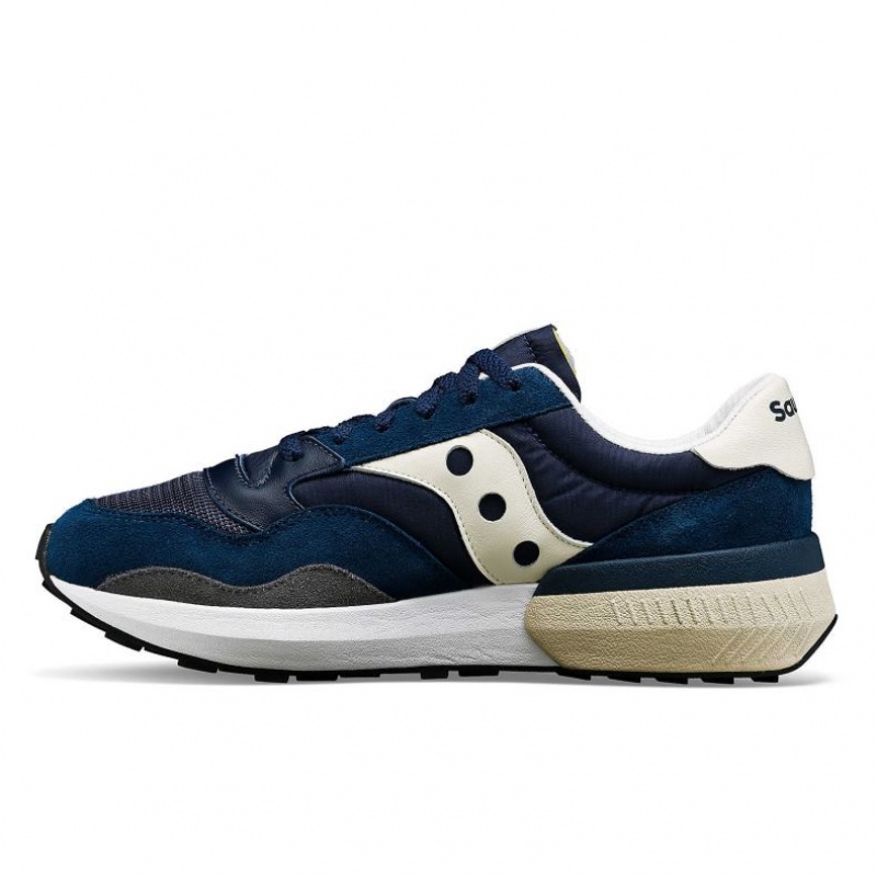 Navy / Cream Women's Saucony Jazz NXT Trainer | AUS-OVNJZ