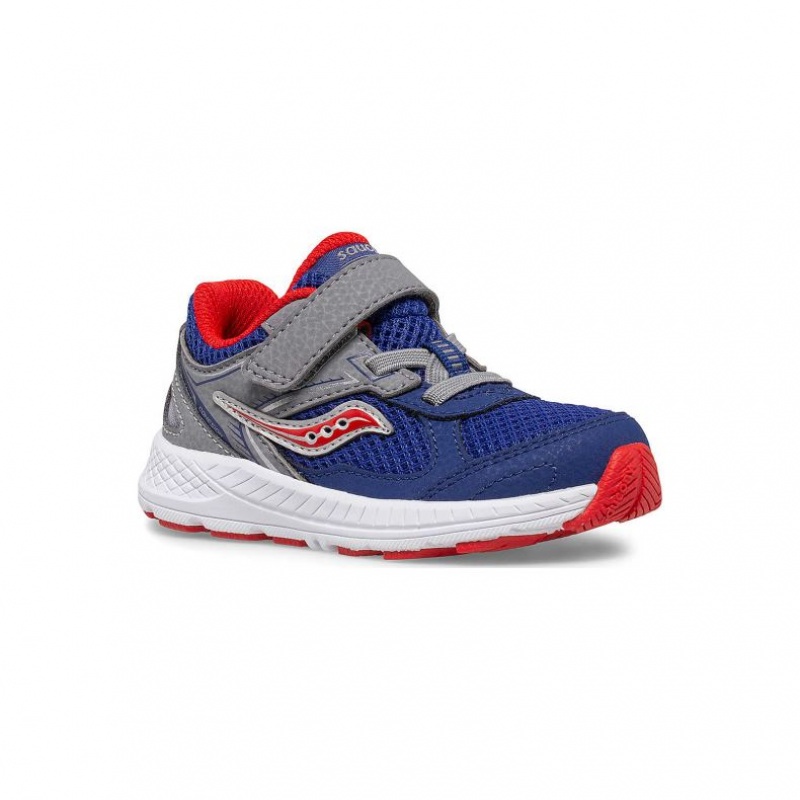 Navy / Grey Little Kids' Saucony Cohesion 14 A/C Jr. Sneaker | AUSTRALIA-XDQCK