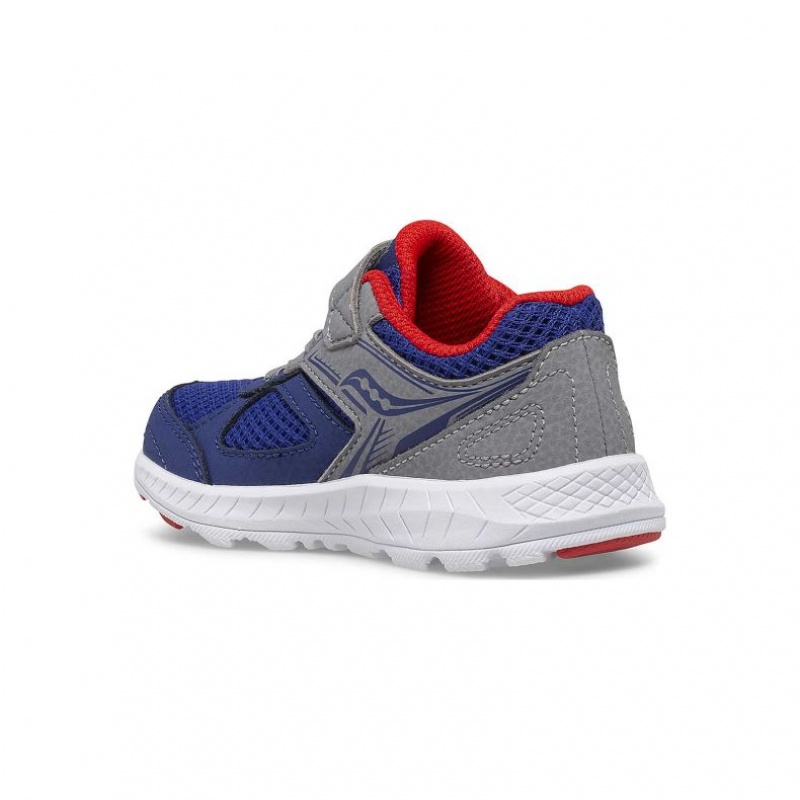 Navy / Grey Little Kids' Saucony Cohesion 14 A/C Jr. Sneaker | AUSTRALIA-XDQCK