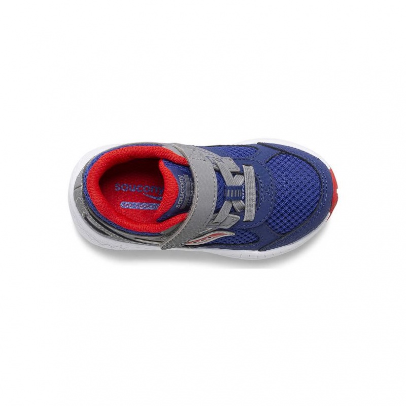 Navy / Grey Little Kids' Saucony Cohesion 14 A/C Jr. Sneaker | AUSTRALIA-XDQCK