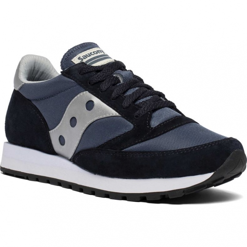 Navy / Silver Men's Saucony Jazz 81 Trainer | AUS-BMPWT