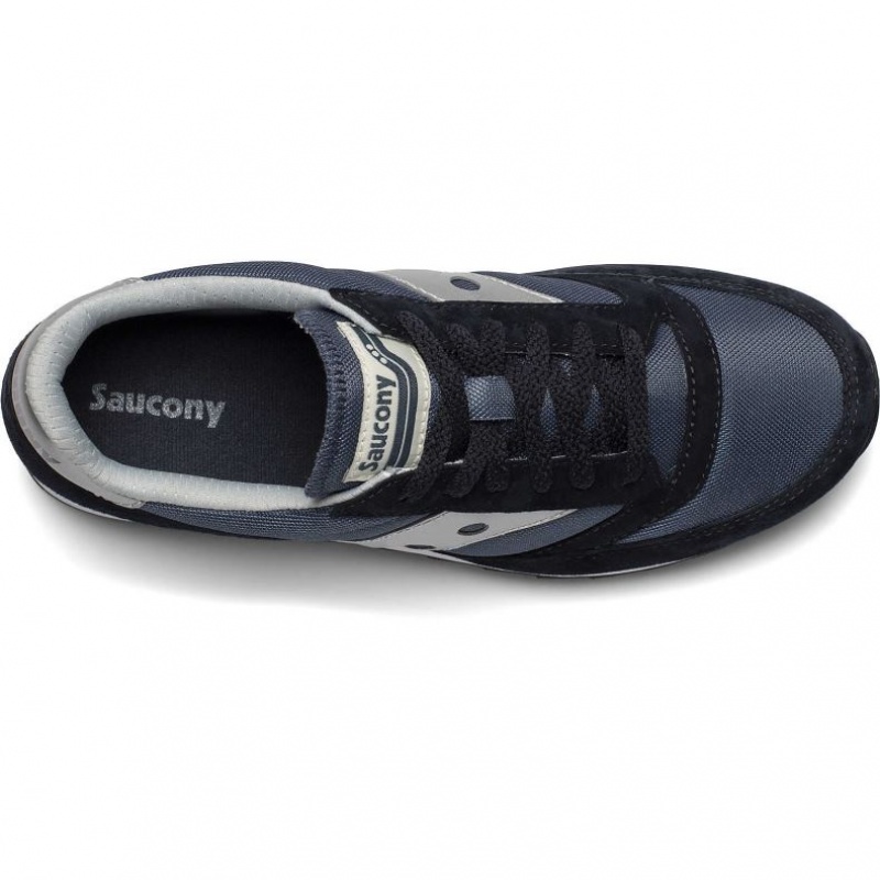 Navy / Silver Men's Saucony Jazz 81 Trainer | AUS-BMPWT