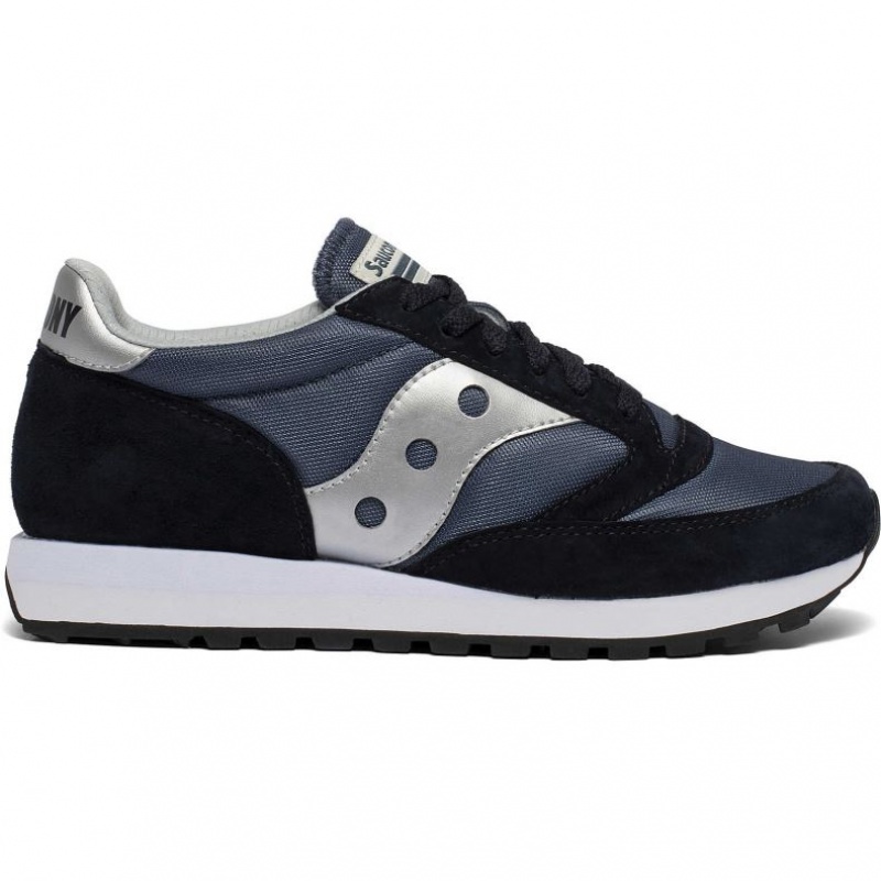 Navy / Silver Men\'s Saucony Jazz 81 Trainer | AUS-BMPWT