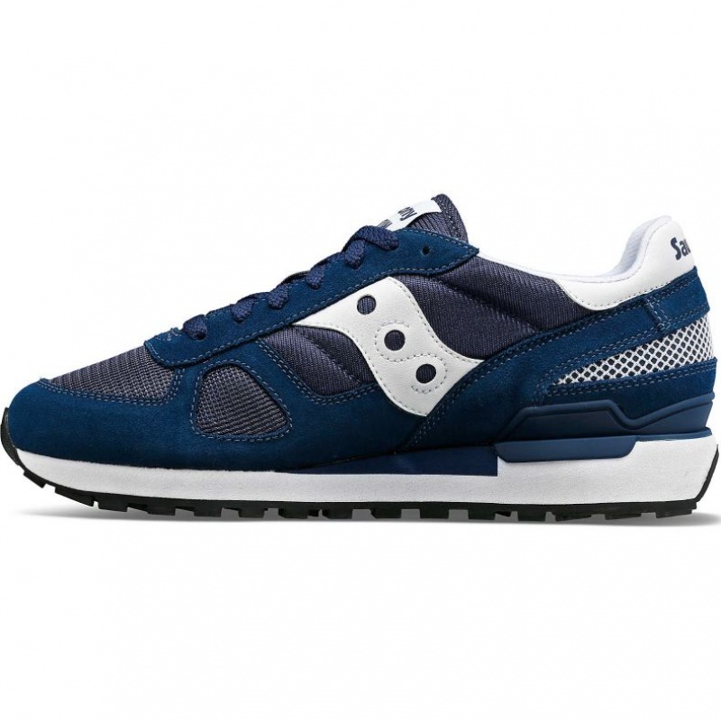 Navy / White Men's Saucony Shadow Original Trainer | AUS-VHSEZ