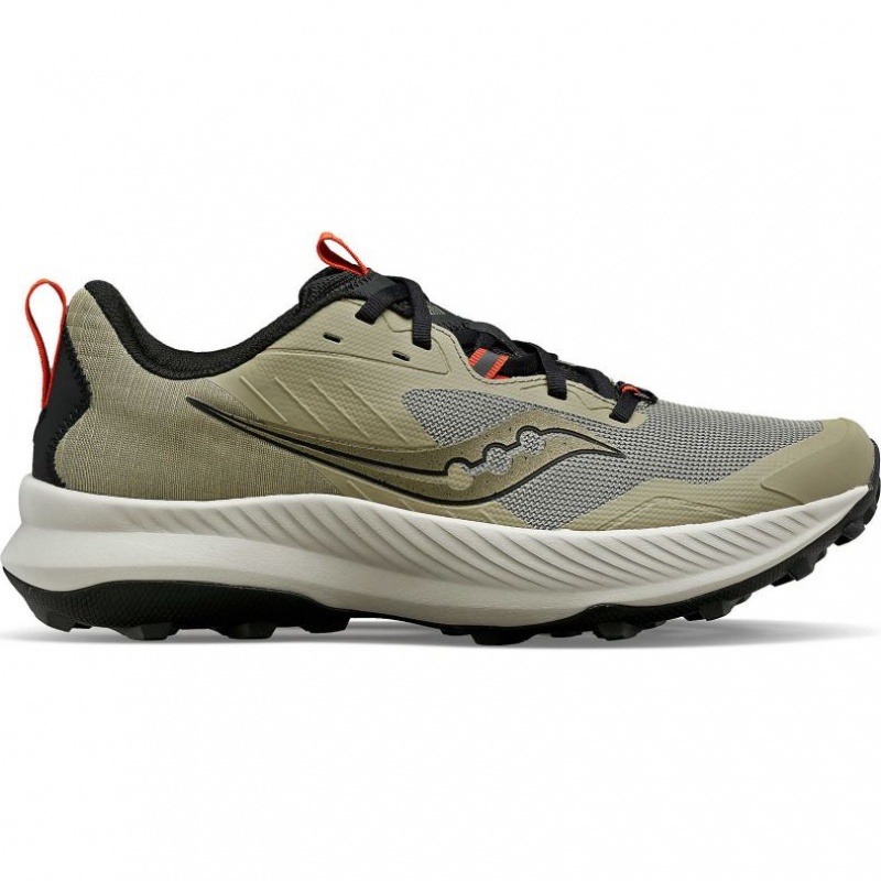 Olive Men\'s Saucony Blaze TR Trail Running Shoes | AUSTRALIA-AQZRX