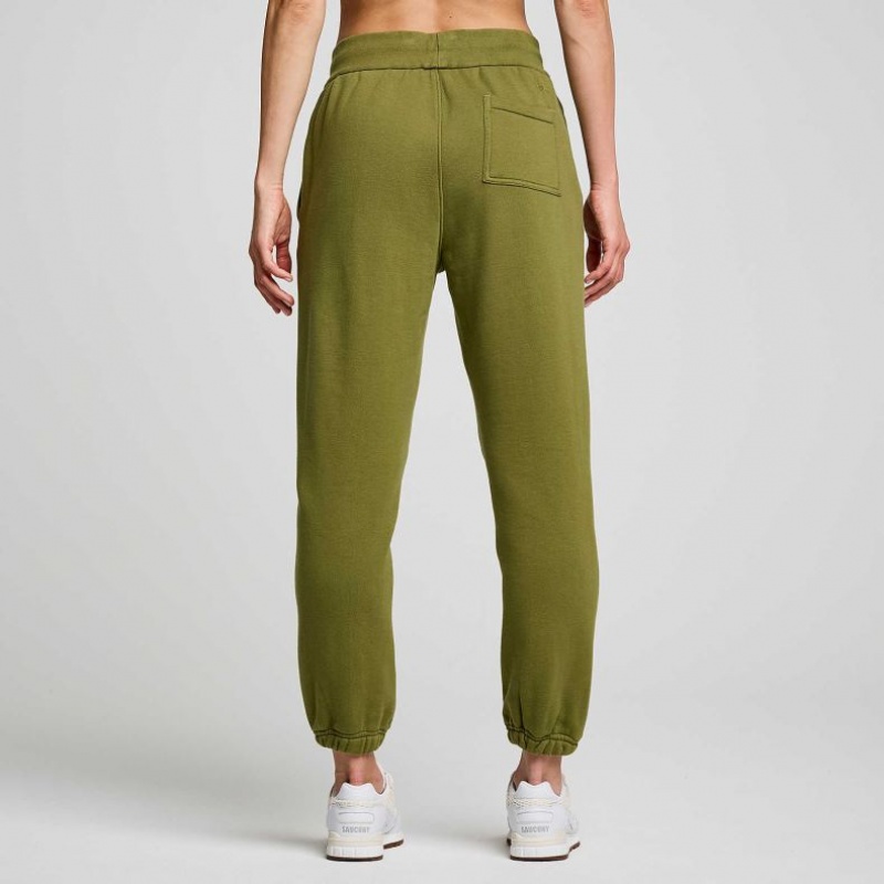 Olive Men's Saucony Recovery Jogger | AUS-UOAVL