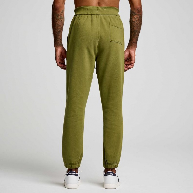 Olive Men's Saucony Recovery Jogger | AUS-UOAVL