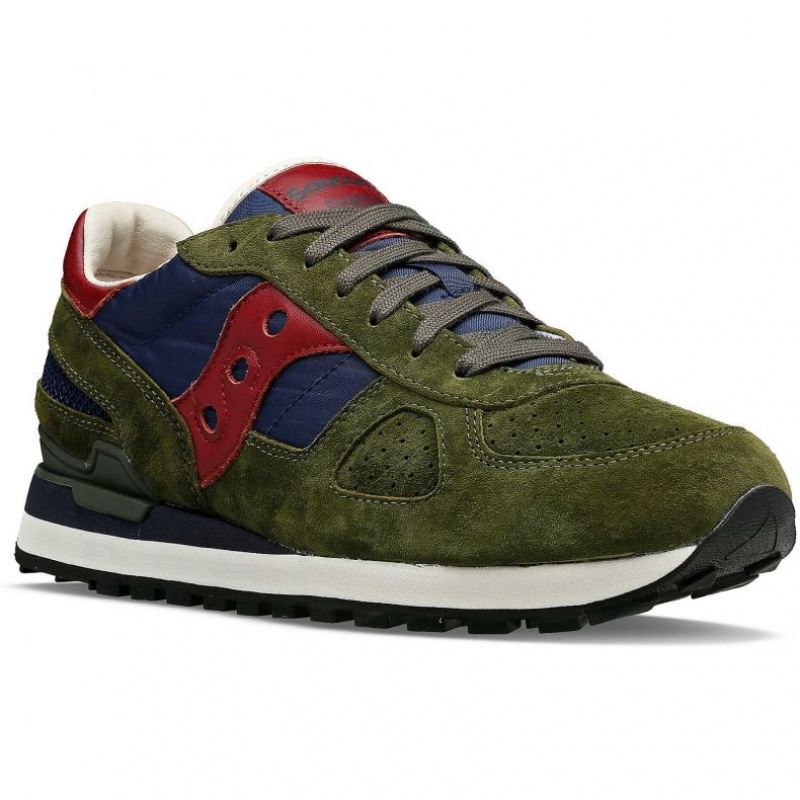 Olive Men's Saucony Shadow Original Premium Trainer | AUSTRALIA-VMIAU