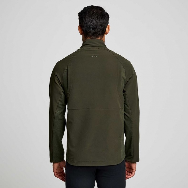 Olive Men's Saucony Triumph Jacket | AUS-USBKI