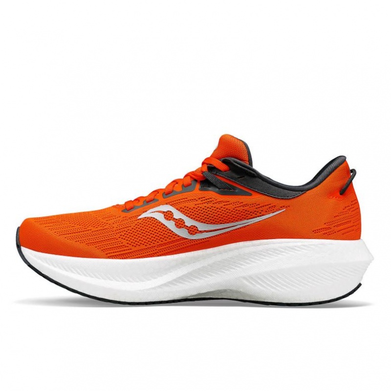 Orange Men's Saucony Triumph 21 Running Shoes | AUSTRALIA-EIUAJ