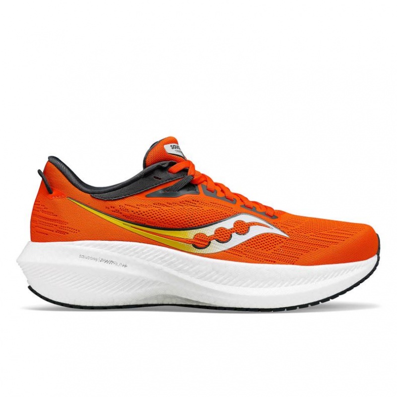 Orange Men\'s Saucony Triumph 21 Running Shoes | AUSTRALIA-EIUAJ