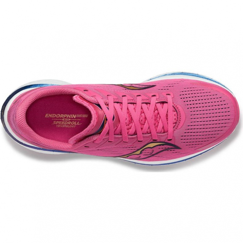 Pink Men's Saucony Endorphin Speed 3 Running Shoes | AUS-AMREH