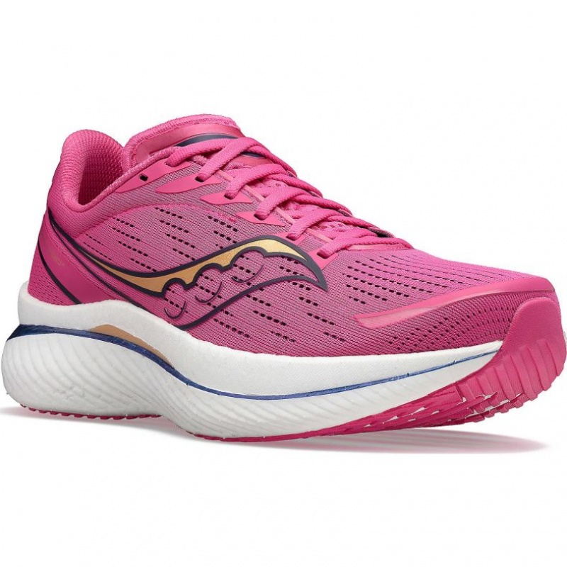 Pink Men's Saucony Endorphin Speed 3 Running Shoes | AUS-AMREH