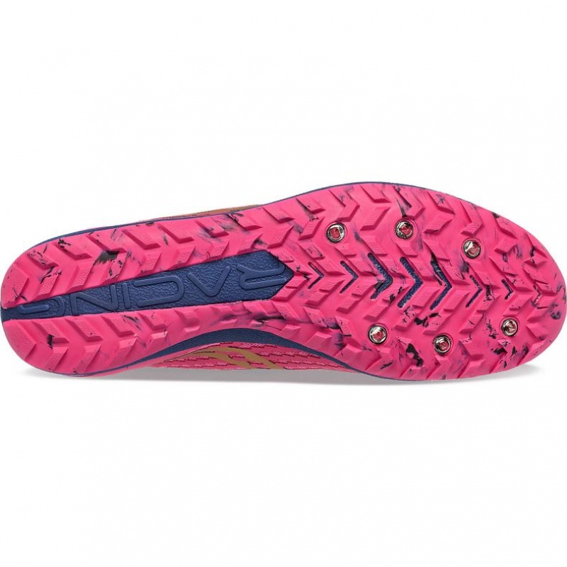 Pink Men's Saucony Havok XC 3 Spikes | AUS-QBZUN