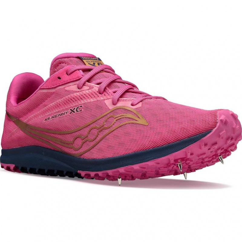 Pink Men's Saucony Kilkenny XC9 Spikes | AUS-IAQLS