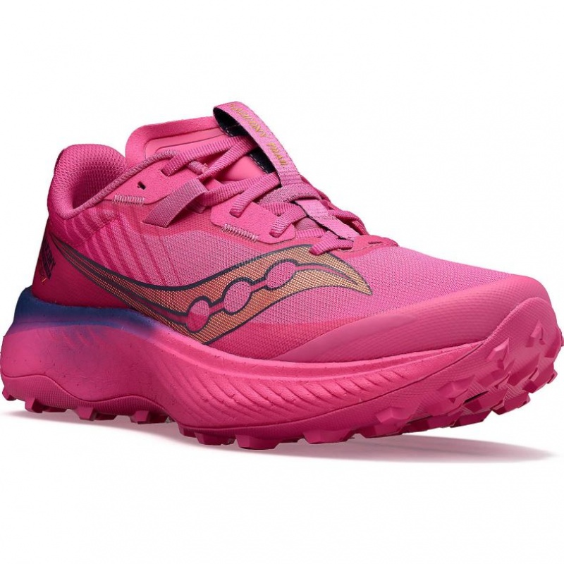 Pink Women's Saucony Endorphin Edge Running Shoes | AUS-OMWIR