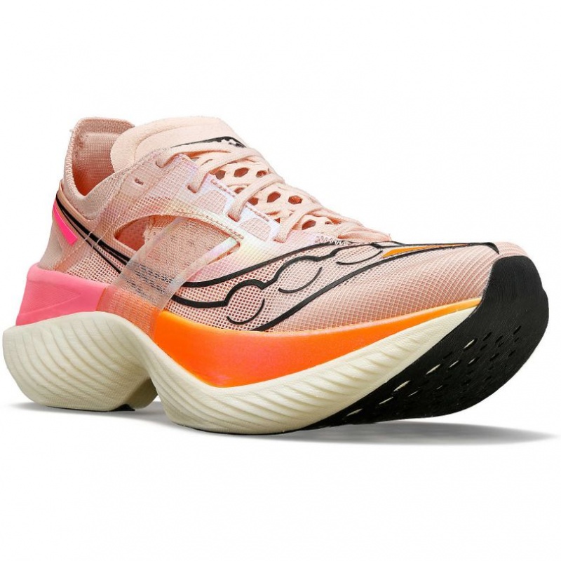 Pink Women's Saucony Endorphin Elite Running Shoes | AUS-BDYFT