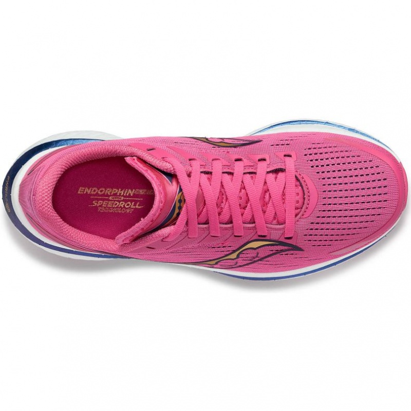 Pink Women's Saucony Endorphin Speed 3 Running Shoes | AUS-VSGAX