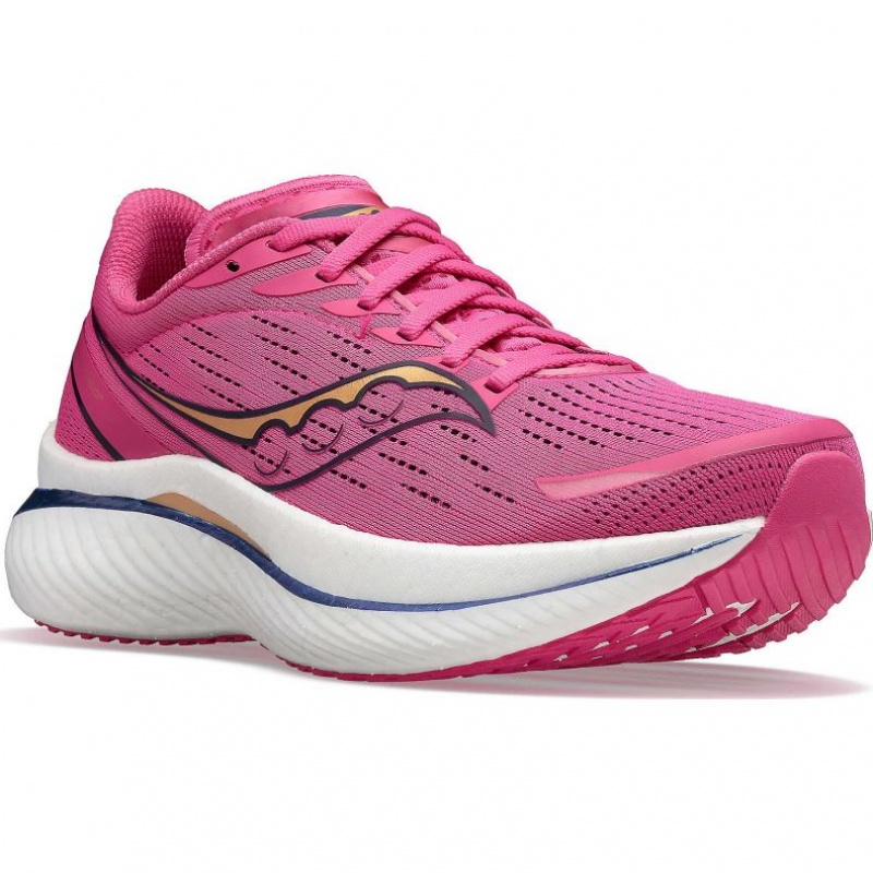 Pink Women's Saucony Endorphin Speed 3 Running Shoes | AUS-VSGAX