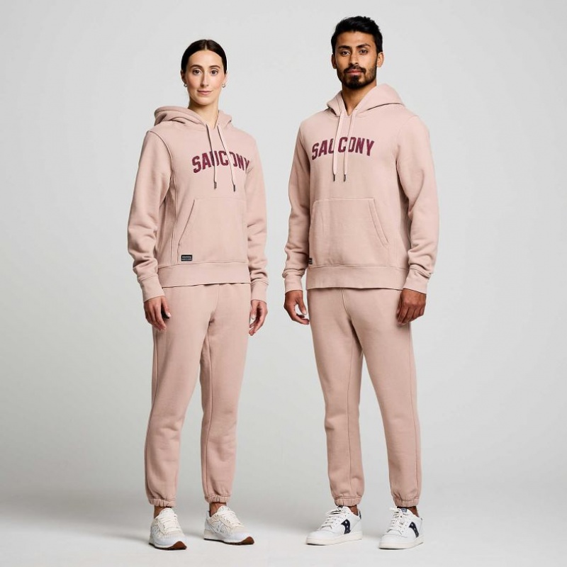 Pink Women's Saucony Recovery Hoodie | AUSTRALIA-NBTUW