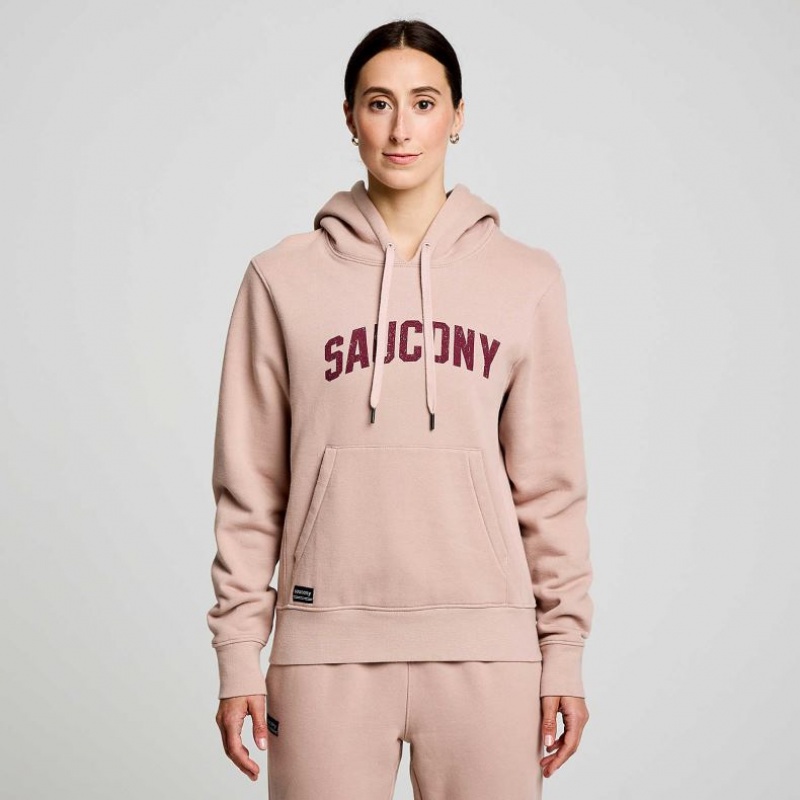 Pink Women\'s Saucony Recovery Hoodie | AUSTRALIA-NBTUW