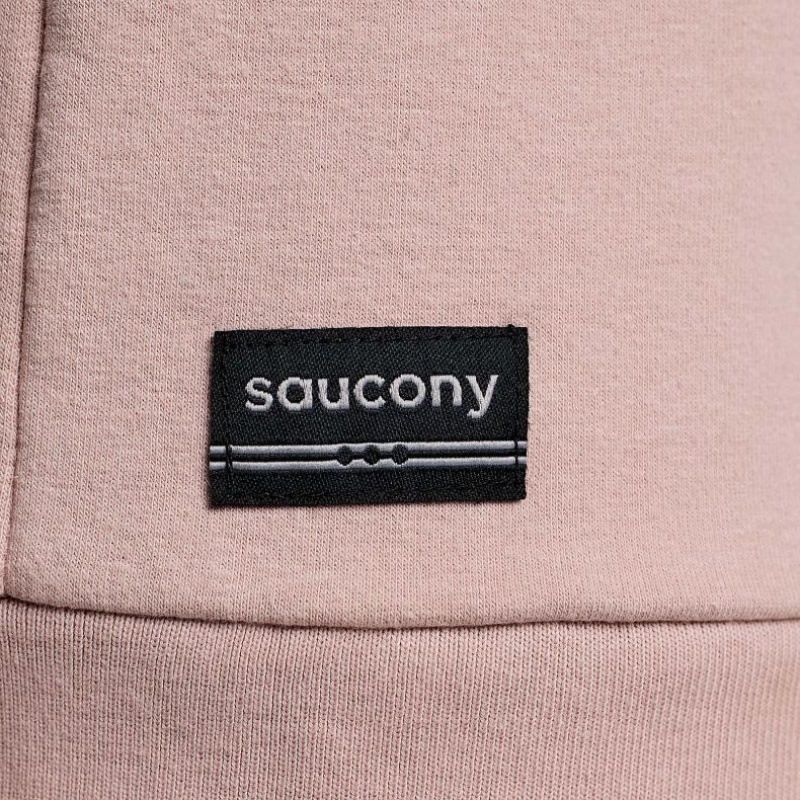 Pink Women's Saucony Recovery Zip Tunic Hoodie | AUSTRALIA-DEJKV