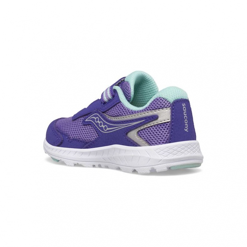 Purple Big Kids' Saucony Ride 10 Jr. Sneaker | AUS-QCKAY