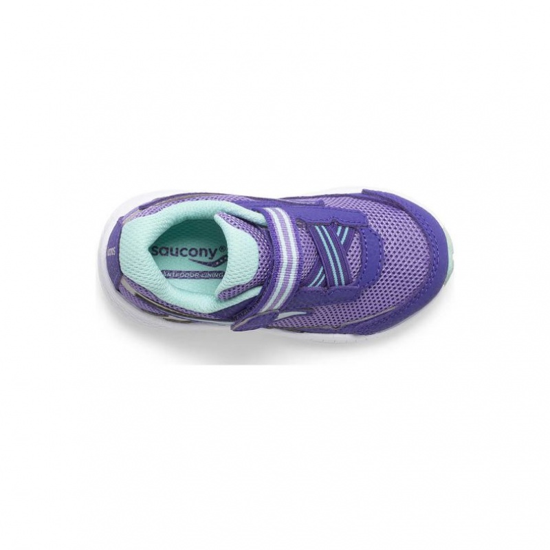 Purple Big Kids' Saucony Ride 10 Jr. Sneaker | AUS-QCKAY