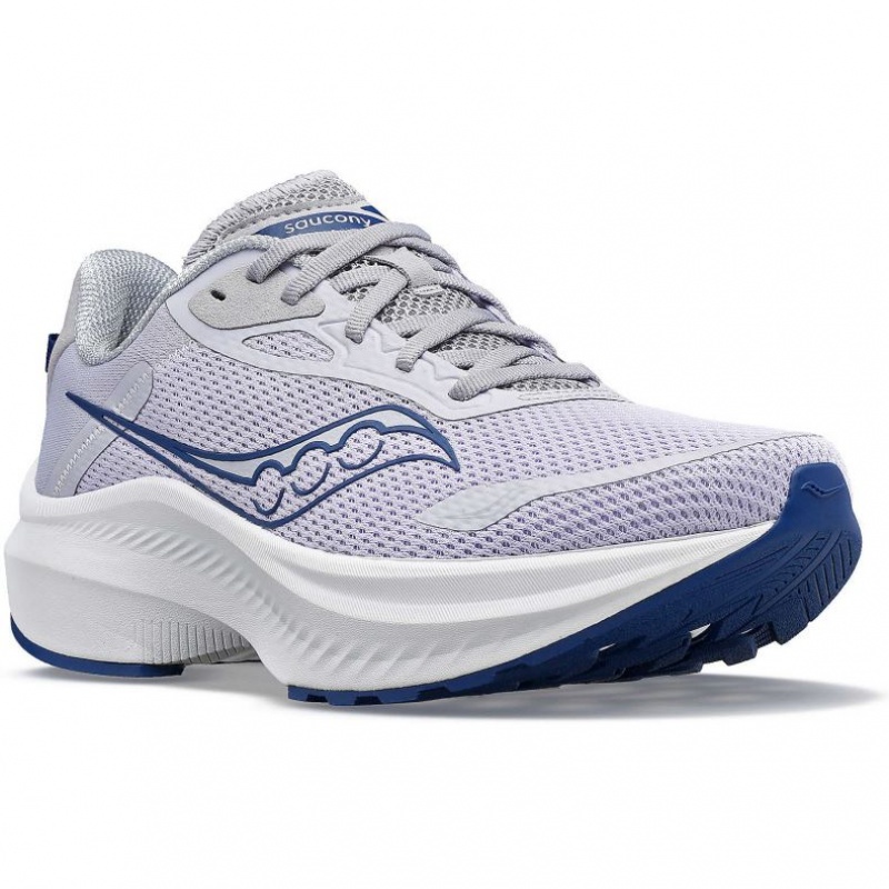 Purple Women's Saucony Axon 3 Running Shoes | AUS-DPAYL