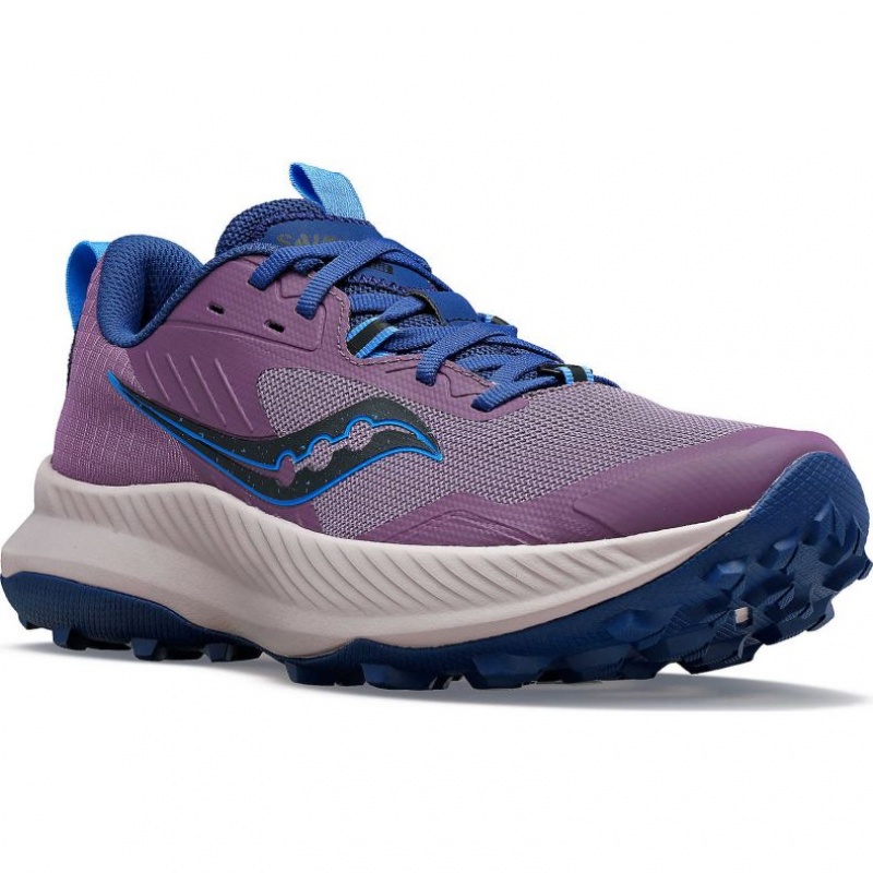 Purple Women's Saucony Blaze TR Trail Running Shoes | AUS-DQJIB